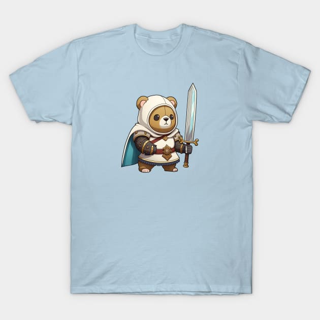 Bear Paladin T-Shirt by Quid's Stuff